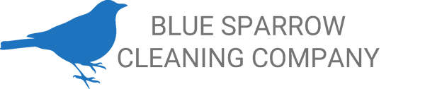 Blue Sparrow Cleaning Company Logo